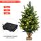 Costway 2ft. Pre‑Lit Tabletop Fir Artificial Christmas Tree with Timer LED Lights